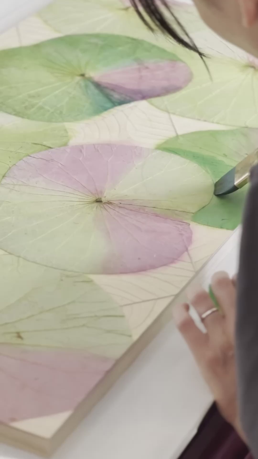 ボタニーペインティング トップページ｜ボタニーペインティング ボタニーペイント 蓮の葉